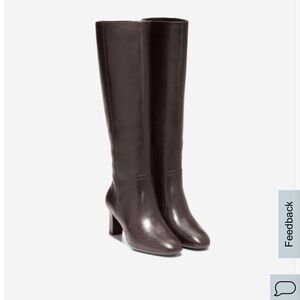 Cole Haan Brown Knee-High Leather Boots